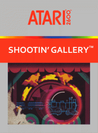 Shootin' Gallery Atari 2600  box art